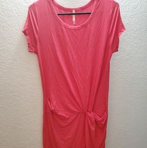 Same as the teal, knotted short dress long tunic